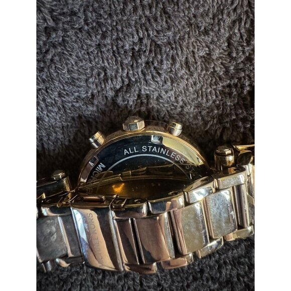 Michael Kors Original MK5354 Women's Parker Gold Crystal Stainless Steel Watch - Picture 8 of 8